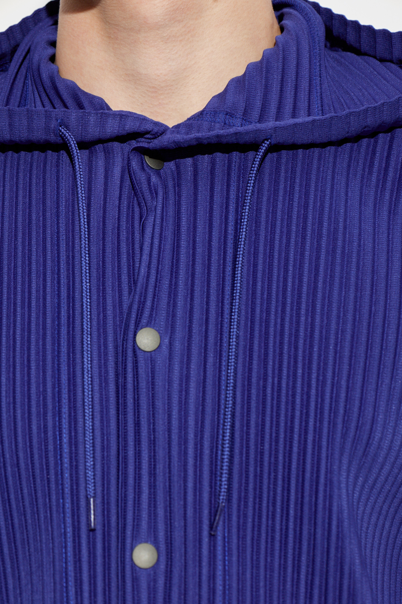 Homme Plissé Issey Miyake Pleated jacket with hood | Men's | Vitkac